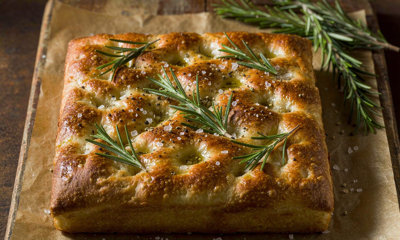 Rosemary Sea-Salt Focaccia